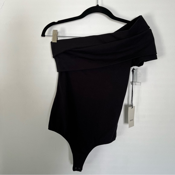 AGOLDE Sliced One Shoulder Bodysuit - Picture 2 of 16